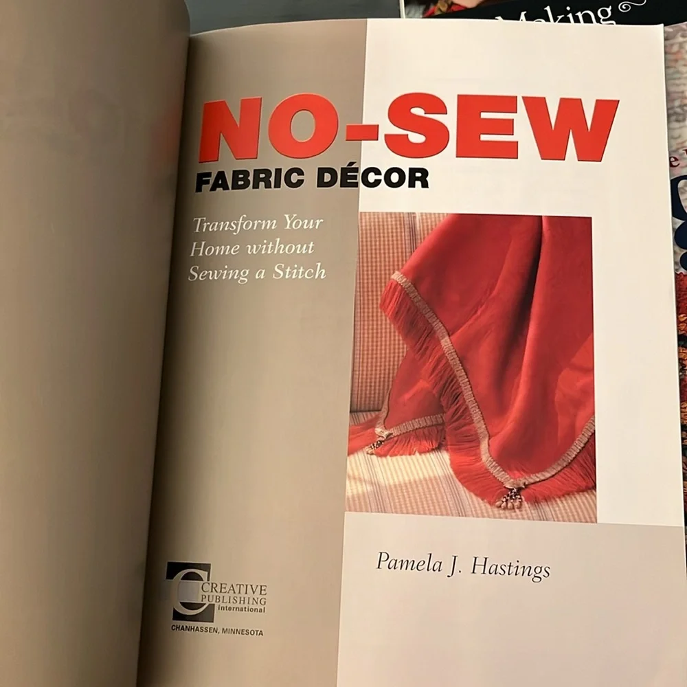 Hook Loop & Lock, Twined Rag Rugs, & No-Sew Fabric Decor Craft Book Set EUC